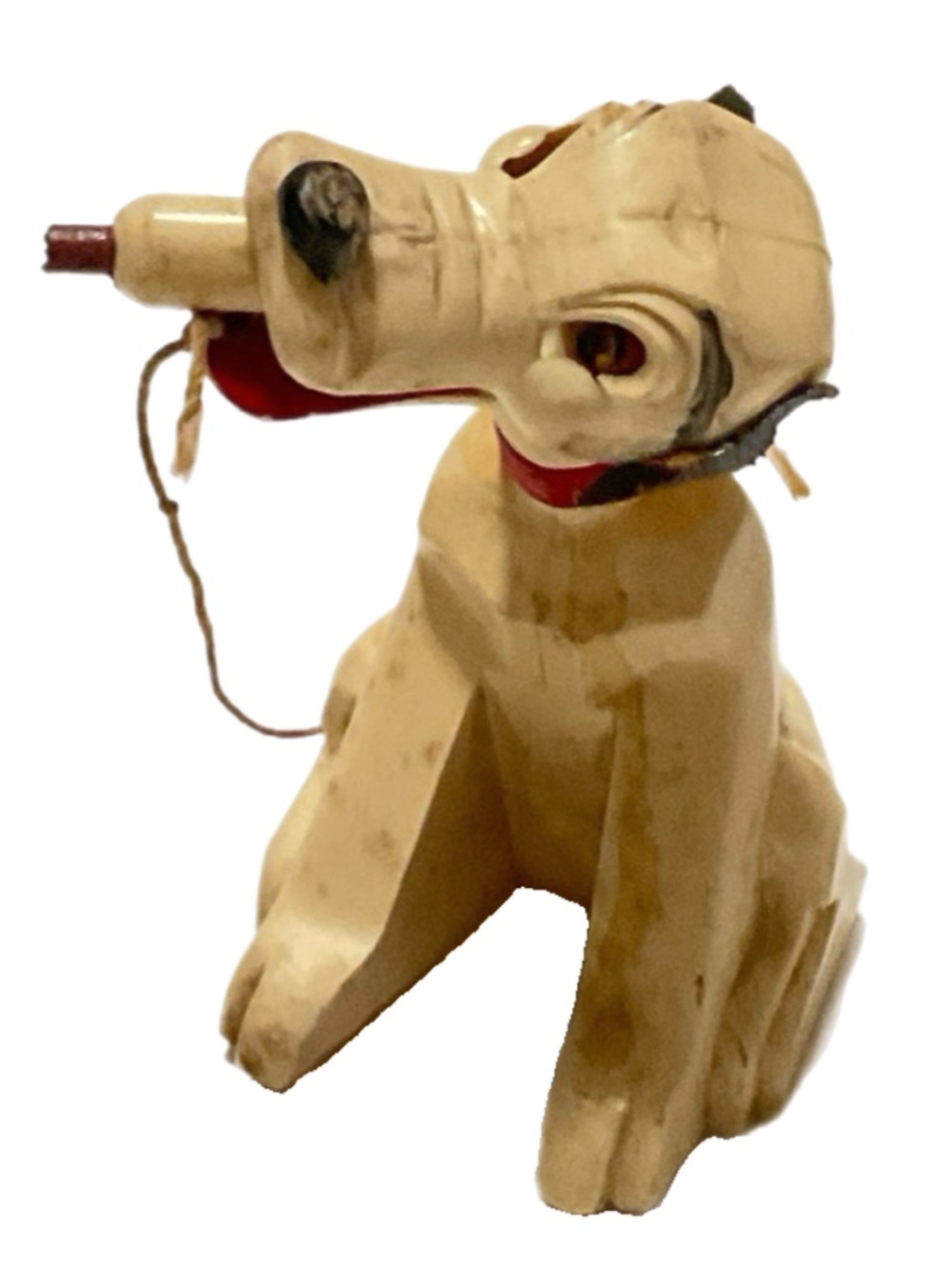 Vintage Pluto Plastic Toy with Magnetic Hot Dog in Mouth - Bobble Head - Picture 2 of 5